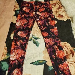 Fabletic Floral Leggings Size Medium
